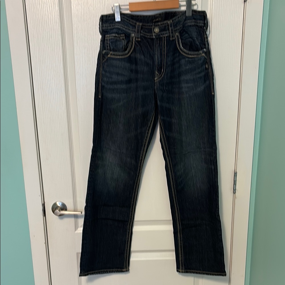 Silver Jeans Dark Wash Denim-Gordie W32 L 32 EUC